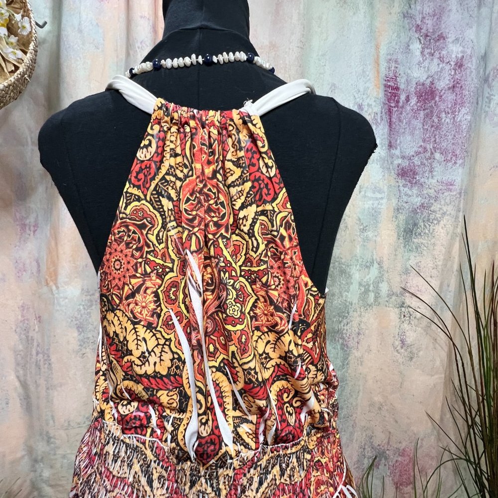 📌Fresh of LA Plus Size  Sleeveless Maxi Dress w/ Interesting Backside Neckline - Picture 3 of 16